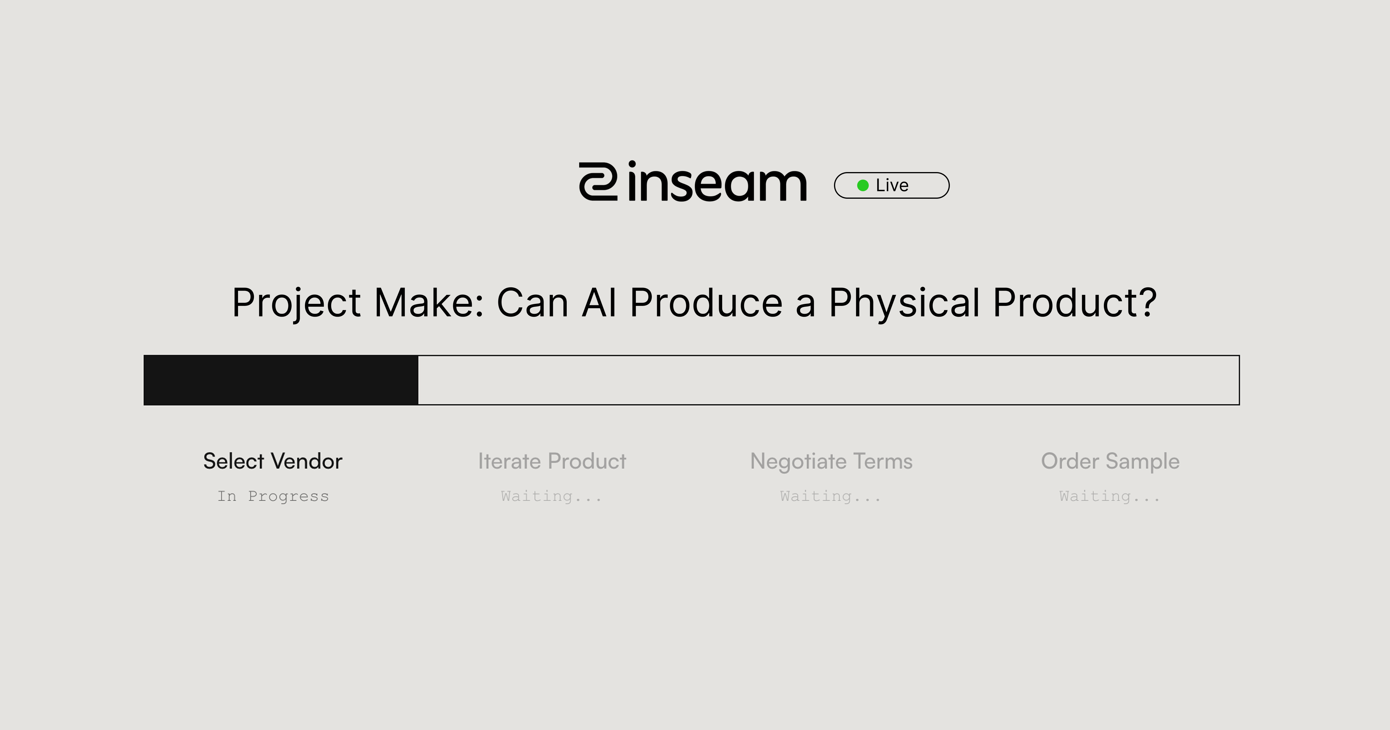 Inseam - Production Automation for Consumer Brands